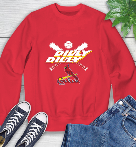 MLB St.Louis Cardinals Dilly Dilly Baseball Sports Sweatshirt 10