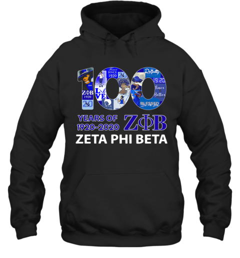 100 Years Of 1920 ZOB Zeta Phi Beta Hoodie