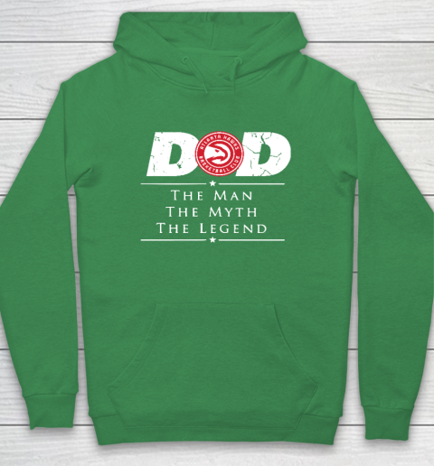 Atlanta Hawks NBA Basketball Dad The Man The Myth The Legend Hoodie 5