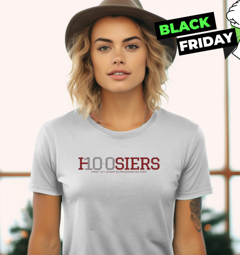 10-0 Hoosiers first 10-1 start in program history Women's T-Shirt