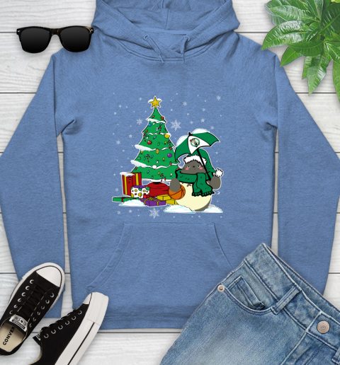 Boston Celtics NBA Basketball Cute Tonari No Totoro Christmas Sports Youth Hoodie 13