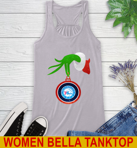 Philadelphia 76ers Grinch Merry Christmas NBA Basketball Racerback Tank 5