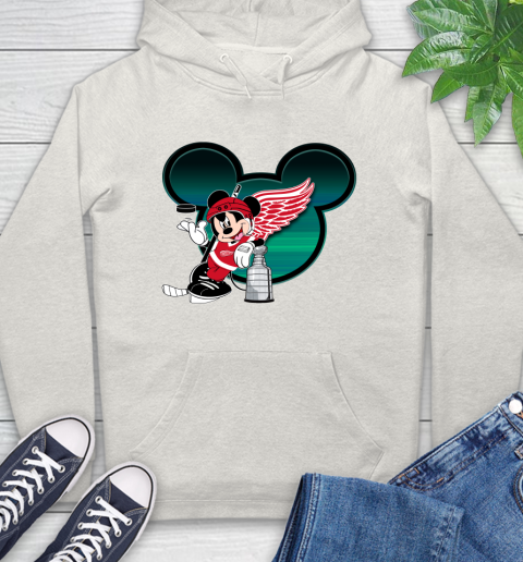 NHL Detroit Red Wings Stanley Cup Mickey Mouse Disney Hockey T Shirt Hoodie 12