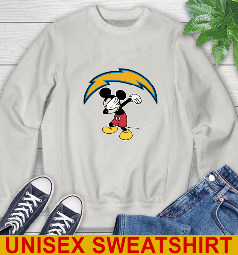 San Diego Chargers NFL Football Dabbing Mickey Disney Sports Sweatshirt 12