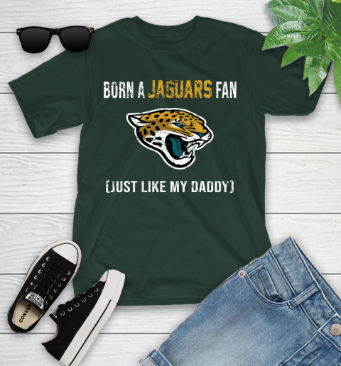 NFL Jacksonville Jaguars Football Loyal Fan Just Like My Daddy Shirt Youth T-Shirt 4