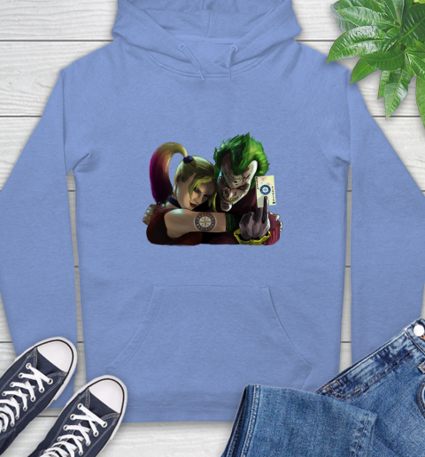 Seattle Mariners MLB Baseball Joker Harley Quinn Suicide Squad Hoodie - Image 12