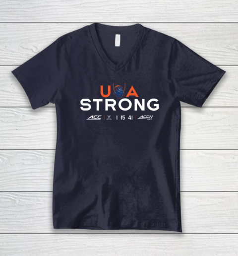 UVA Strong V-Neck T-Shirt 2