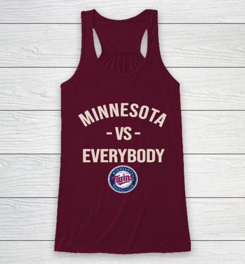 Minnesota Twins Vs Everybody Racerback Tank 2