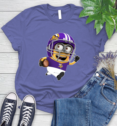 NFL Minnesota Vikings Minions Disney Football Sports Women's T-Shirt 11