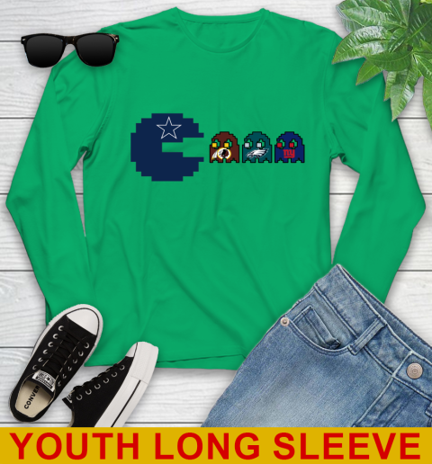 Dallas Cowboy NFL Football Pac Man Champion Youth Long Sleeve 7