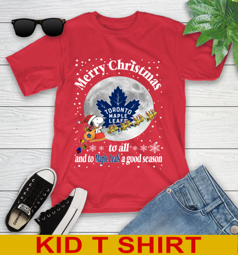 Toronto Maple Leafs Merry Christmas To All And To Maple Leafs A Good Season NHL Hockey Sports Youth T-Shirt 11