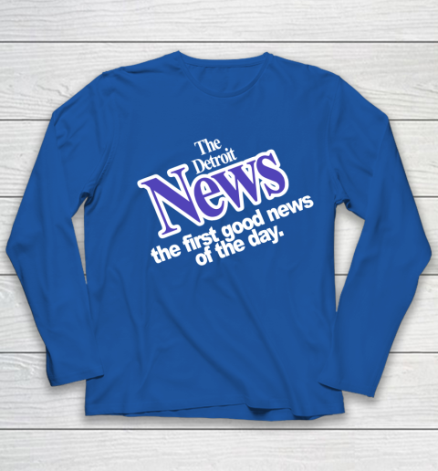 DETROIT NEWS THE FIRST GOOD NEWS OF THE DAY Youth Long Sleeve 7