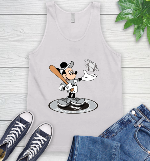 MLB Baseball Chicago White Sox Cheerful Mickey Disney Shirt Tank Top 2