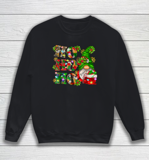 Ho Ho Ho Christmas Gnome Cute X mas Family Matching Pajama Sweatshirt