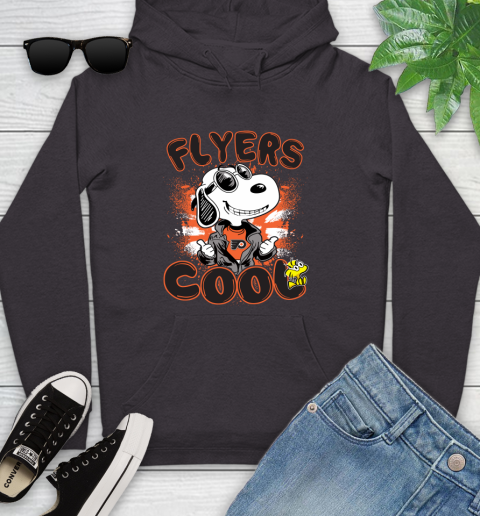 NHL Hockey Philadelphia Flyers Cool Snoopy Shirt Youth Hoodie 6