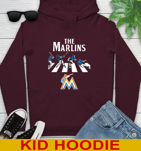 MLB Baseball Miami Marlins The Beatles Rock Band Shirt Youth Hoodie 7
