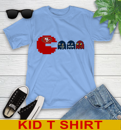 San Francisco 49ers NFL Football Pac Man Champion Youth T-Shirt 11