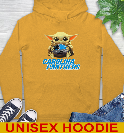 NFL Football Carolina Panthers Baby Yoda Star Wars Shirt Hoodie 3