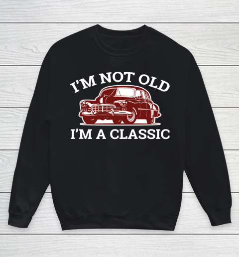 Father's Day Funny Gift Ideas Apparel  Classic Car Dad Father T Shirt Youth Sweatshirt