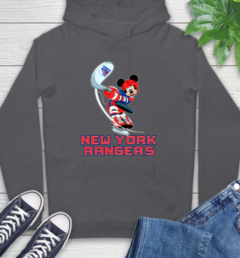 NHL Hockey New York Rangers Cheerful Mickey Mouse Shirt Hoodie 7