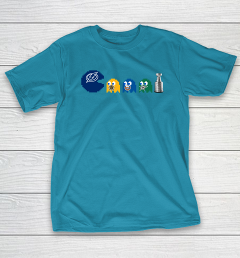 Tampa Bay Lightning x Pacman Create History For Stanley Cup T-Shirt 8