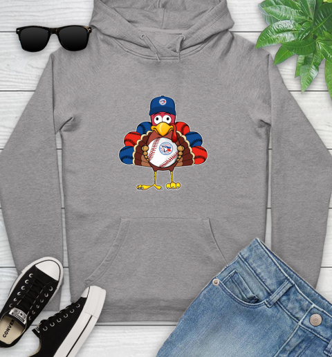 Toronto Blue Jays Turkey thanksgiving Youth Hoodie 6