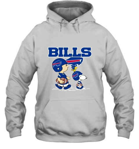 Buffalo Bills Let's Play Football Together Snoopy NFL Hoodie