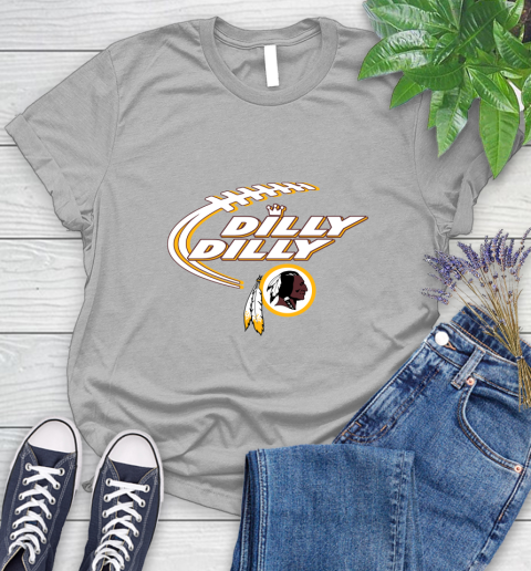 NFL Washington Redskins Dilly Dilly Football Sports Women's T-Shirt 5