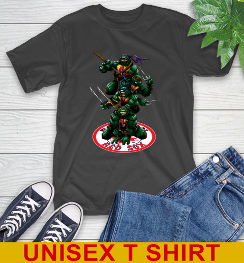 MLB Baseball Boston Red Sox Teenage Mutant Ninja Turtles Shirt T-Shirt 2
