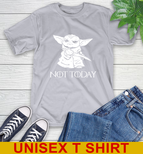 Not Today Game Of Thrones Star Wars Baby Yoda Shirt 5