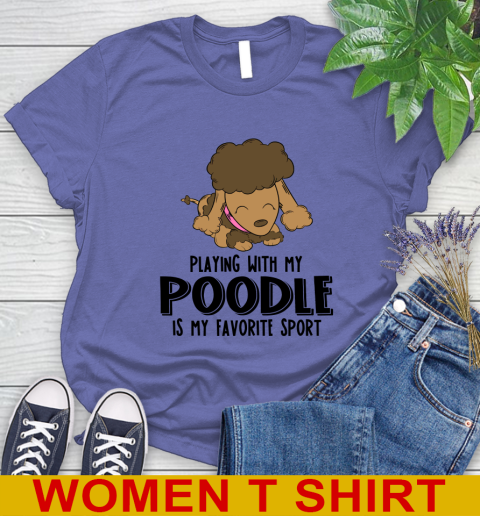 Playing with my poodle is my favorite sport 84