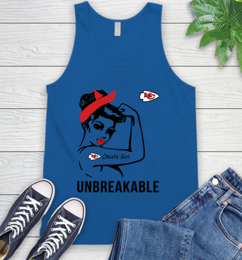NFL Kansas City Chiefs Girl Unbreakable Football Sports Tank Top 3