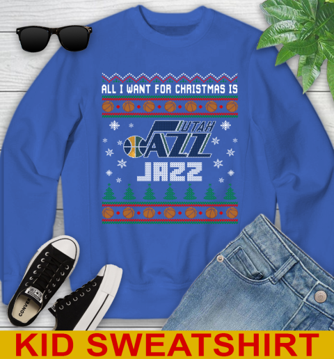 NBA Basketball All I Want For Christmas Is Utah Jazz 114