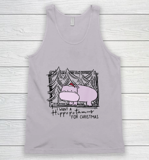 I Want A Hippopotamus For Christmas Hippo for Kid Women Men Tank Top 2