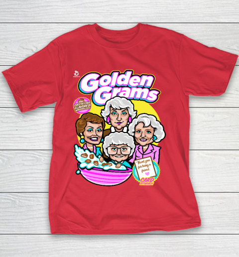 Golden Girls Tshirt Golden Grams Cereal Youth T-Shirt 7