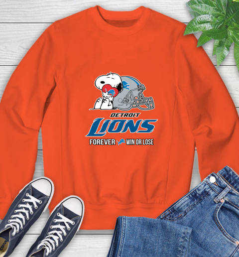 NFL The Peanuts Movie Snoopy Forever Win Or Lose Football Detroit Lions 28