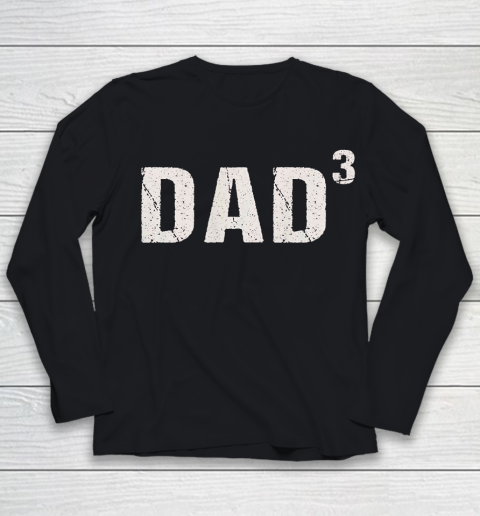 #3 Dad Father's Day Youth Long Sleeve