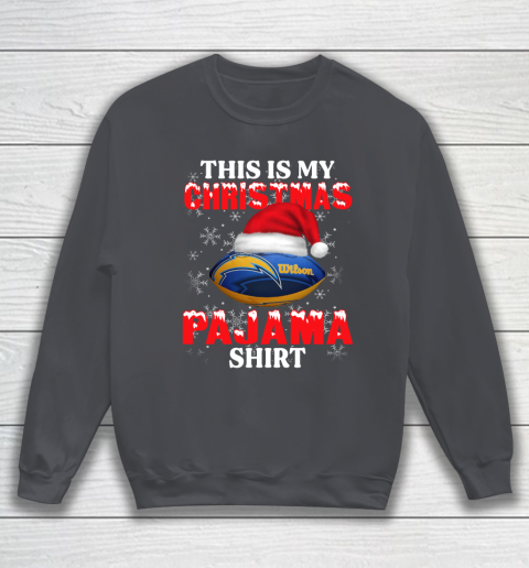 Los Angeles Chargers This Is My Christmas Pajama Shirt NFL Sweatshirt 4