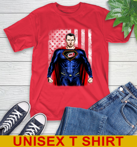 NHL Hockey Carolina Hurricanes Superman DC Shirt T-Shirt 12