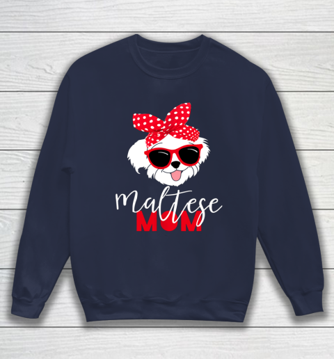 Dog Mom Shirt Dog Lovers T Shirt Maltese Mom Fur Mama Sweatshirt Tee For Sports