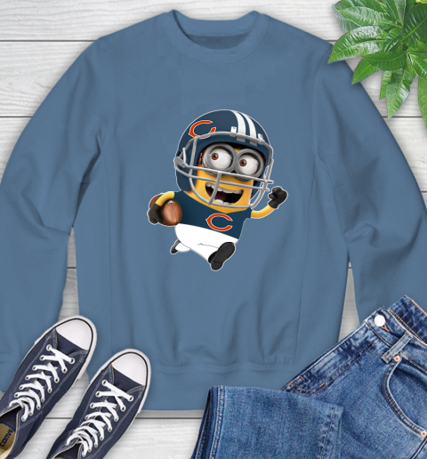 NFL Chicago Bears Minions Disney Football Sports Sweatshirt 7