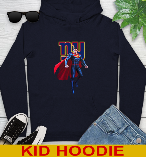 NFL Superman DC Sports Football New York Giants Youth Hoodie 4