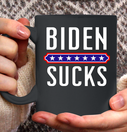 Biden Sucks Funny Anit Joe Biden Political Ceramic Mug 11oz
