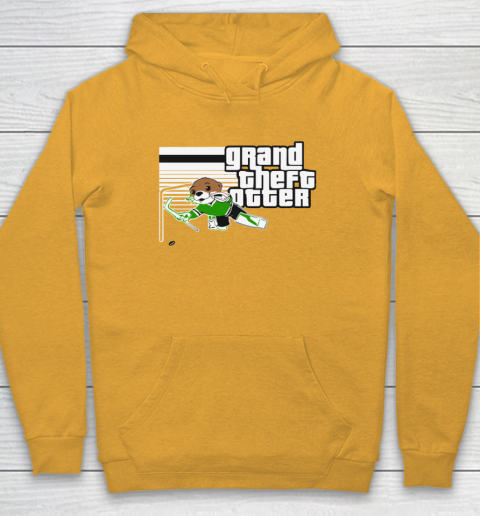 Jake Oettinger Grand Theft Otter Dallas Hockey Hoodie 2