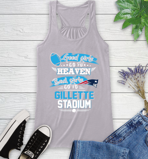 New England Patriots NFL Bad Girls Go To Gillette Stadium Shirt Racerback Tank 4