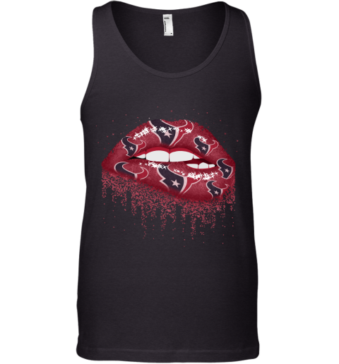 Biting Glossy Lips Sexy Houston Texans NFL Football Tank Top 