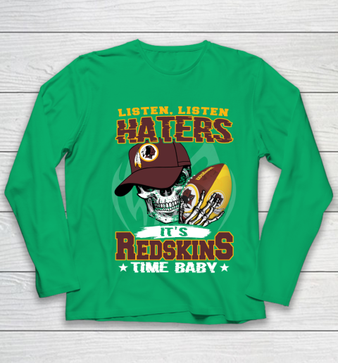 Listen Haters It is REDSKINS Time Baby NFL Youth Long Sleeve 4