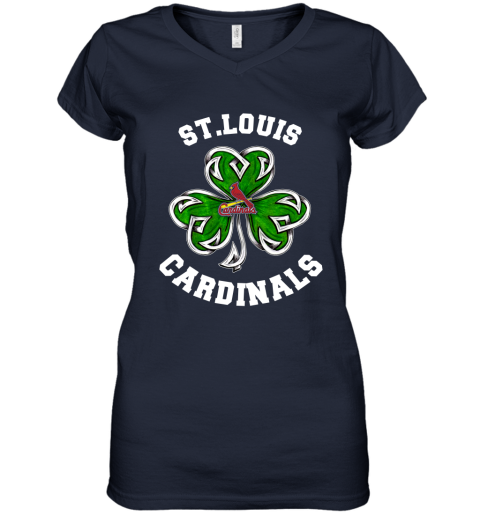 MLB Chicago White Sox Three Leaf Clover St Patrick's Day Baseball Sports  Women's V-Neck T-Shirt