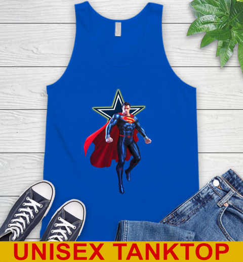 NFL Superman DC Sports Football Dallas Cowboys Tank Top 5