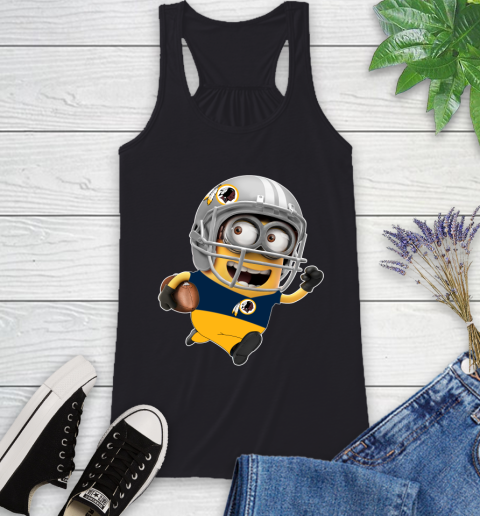 NFL Washington Redskins Minions Disney Football Sports Racerback Tank 2